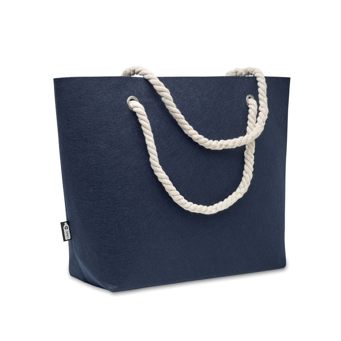 RPET felt beach bag - FELTSEA - blue