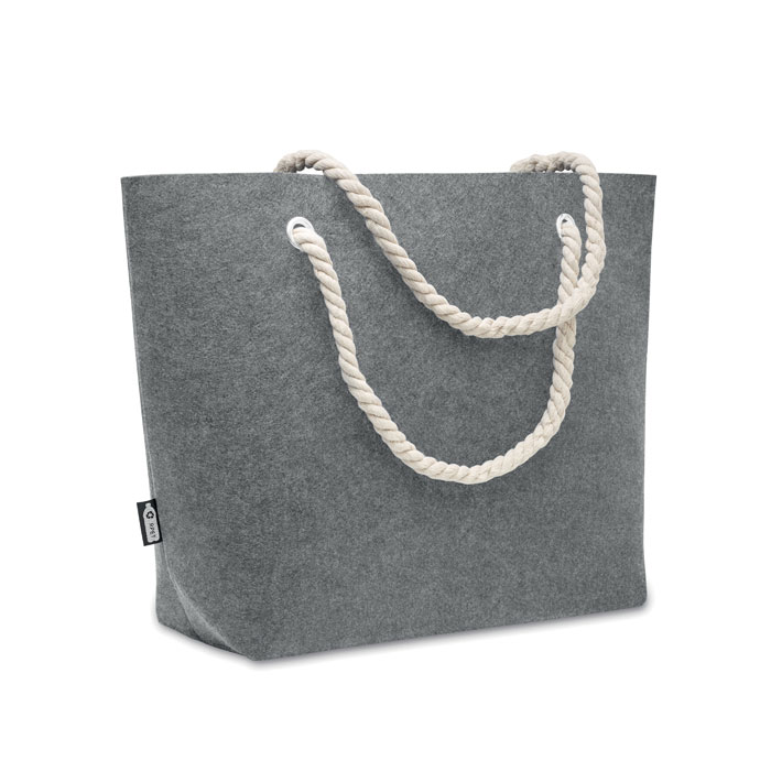 RPET felt beach bag - FELTSEA - grey