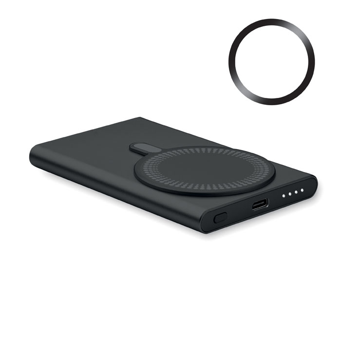 Wireless charger power bank - PAWTT - black