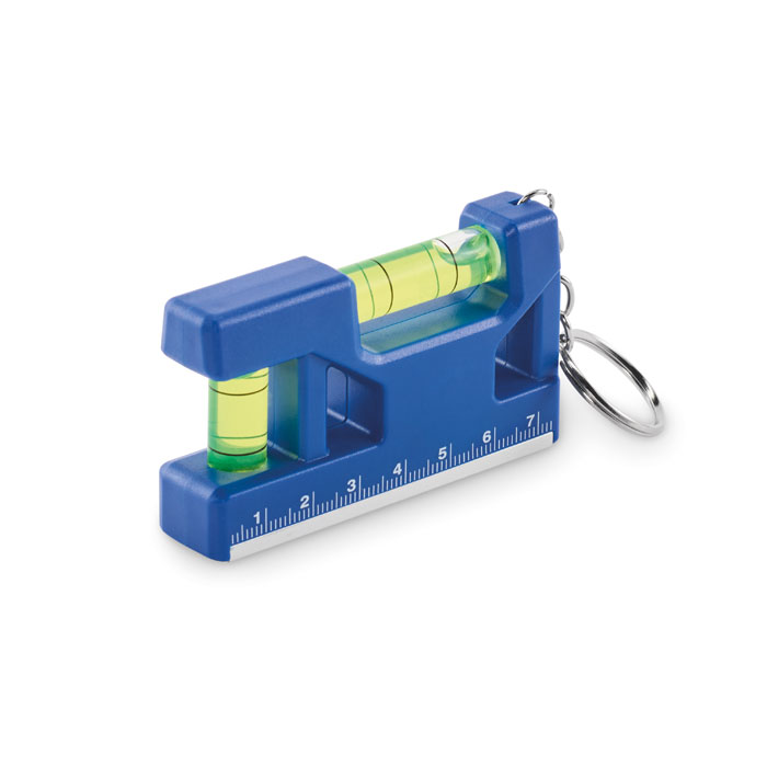 Magnetic level ABS key ring - MAGEVEL - royal blue