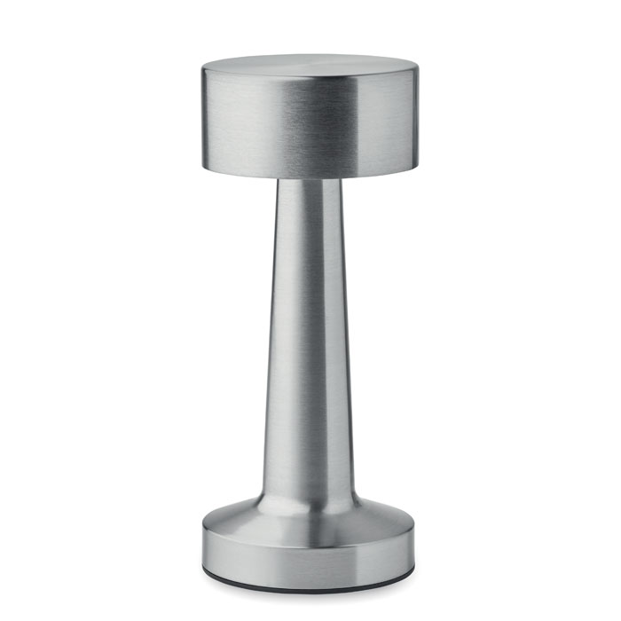 Rechargeable iron table lamp - HIERLUZ - matt silver