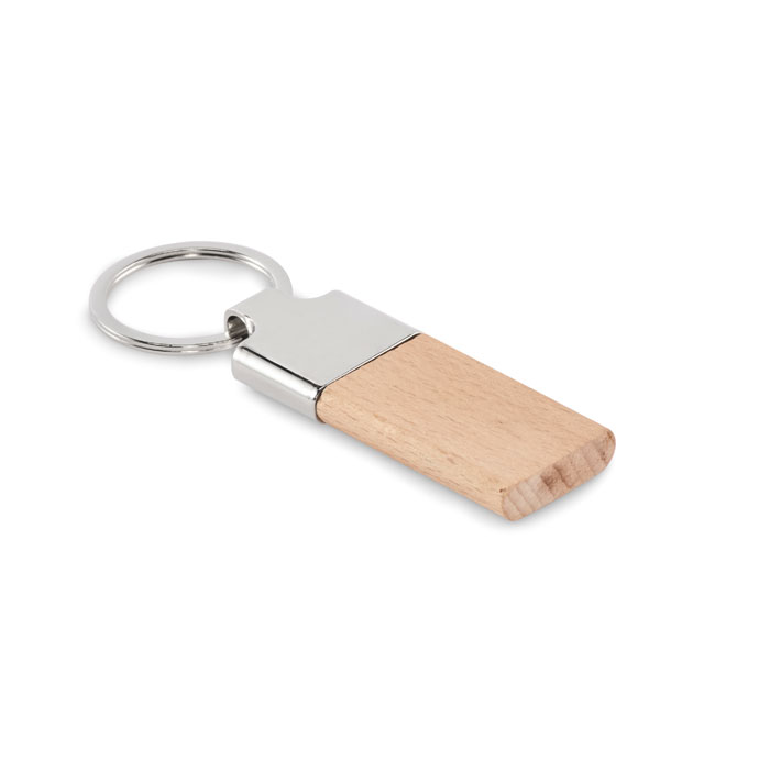 Key ring with rubber wood - LLAVING - wood