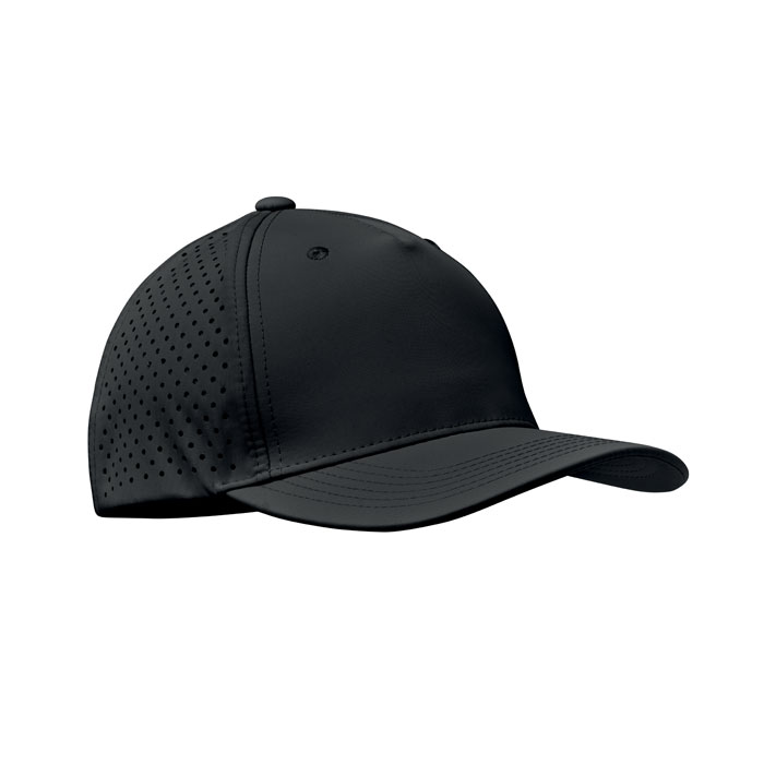 5 panel baseball cap 130 gr/m² - CAPO - black