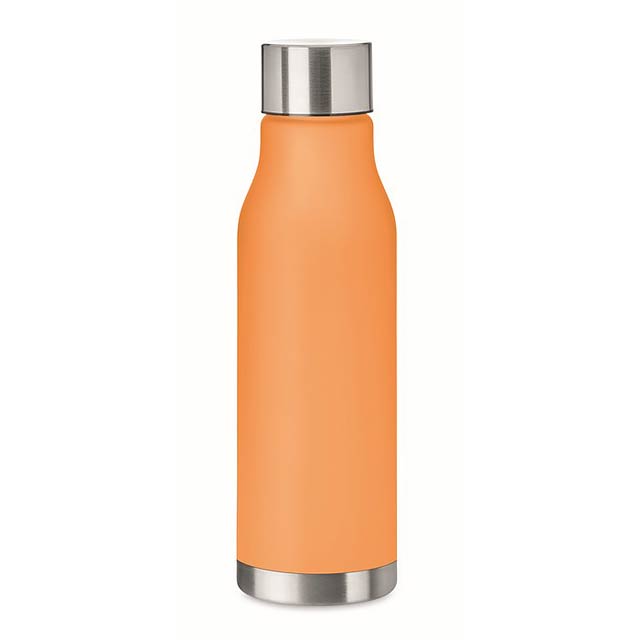 Láhev z RPET, 600ml - GLACIER RPET - transparentní oranžová
