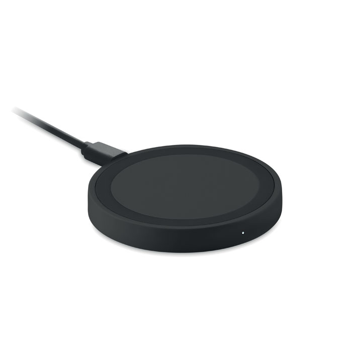 Small wireless charger MO9446-03 MO9446_03 - black, Promotional Items -  Promo Direct