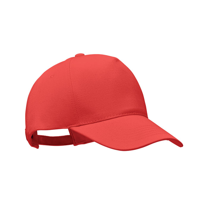 Organic cotton baseball cap - BICCA CAP - red