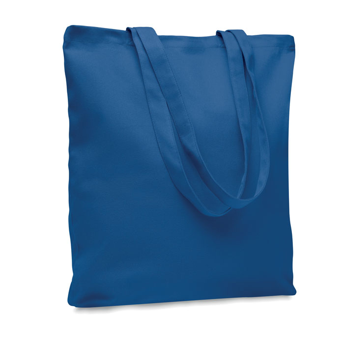 270g plátěná nákupní taška - RASSA COLOURED - královsky modrá