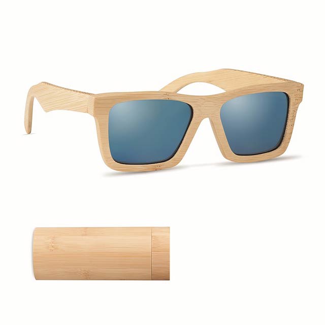 Sluneční brýle a pouzdro - WANAKA - drevo