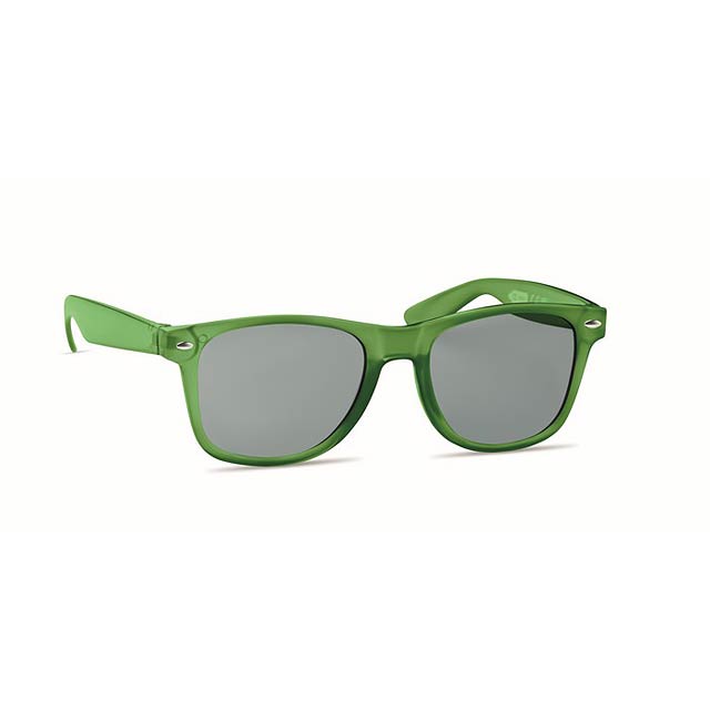 Sluneční brýle z RPET - MACUSA - transparentní zelená