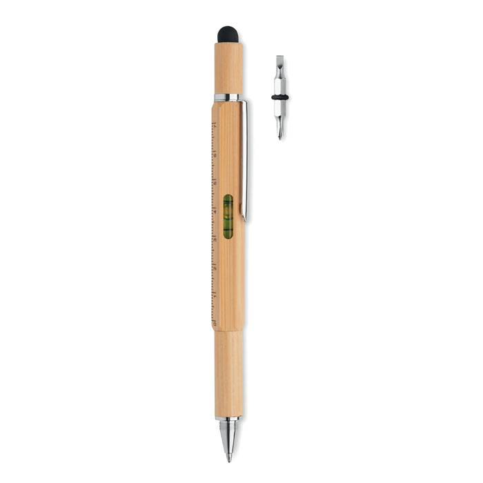 Spirit level pen in bamboo - TOOLBAM - wood