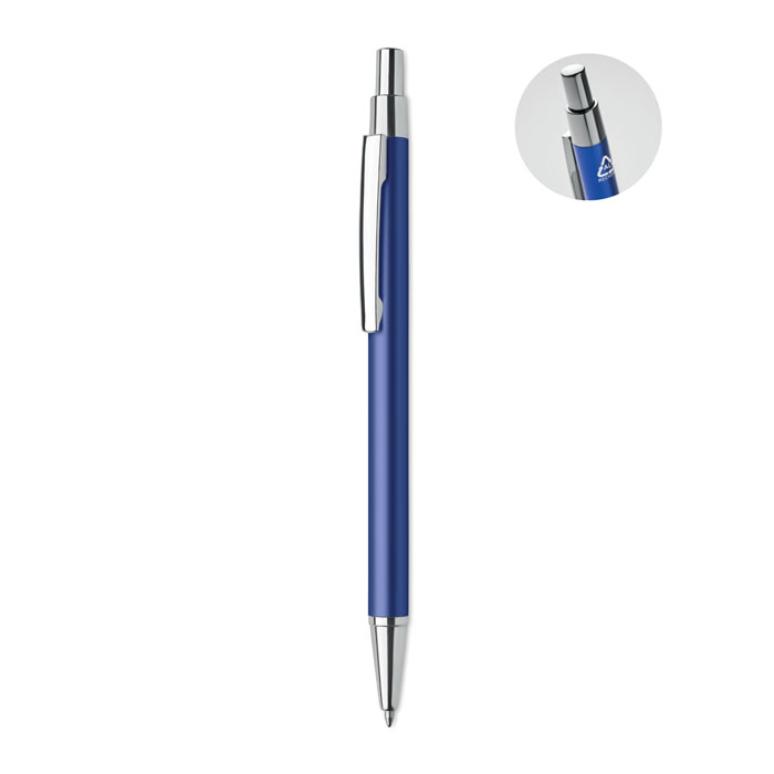 Kugelschreiber recyceltes Alu - DANA - königsblauen  