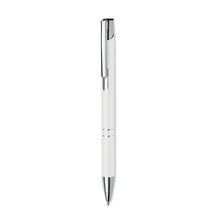 Recycled aluminium ball pen - BERN RA - white