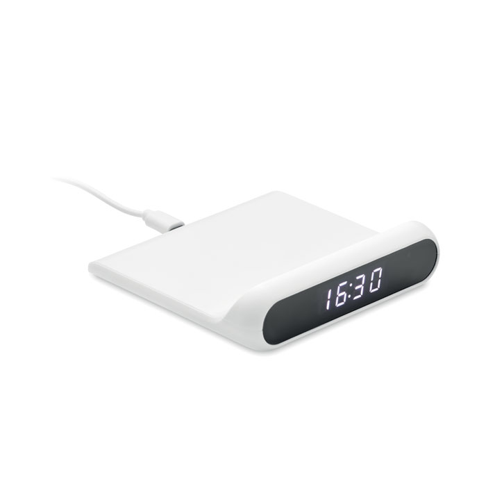 LED Clock Wireless charger 10W - MASSITU - white