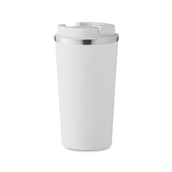 Dvoustěnný pohár 510 ml - BRACE + - biela