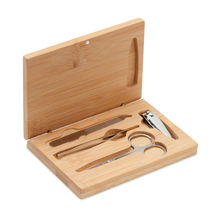 Manicure nail tool set - SEWA - wood