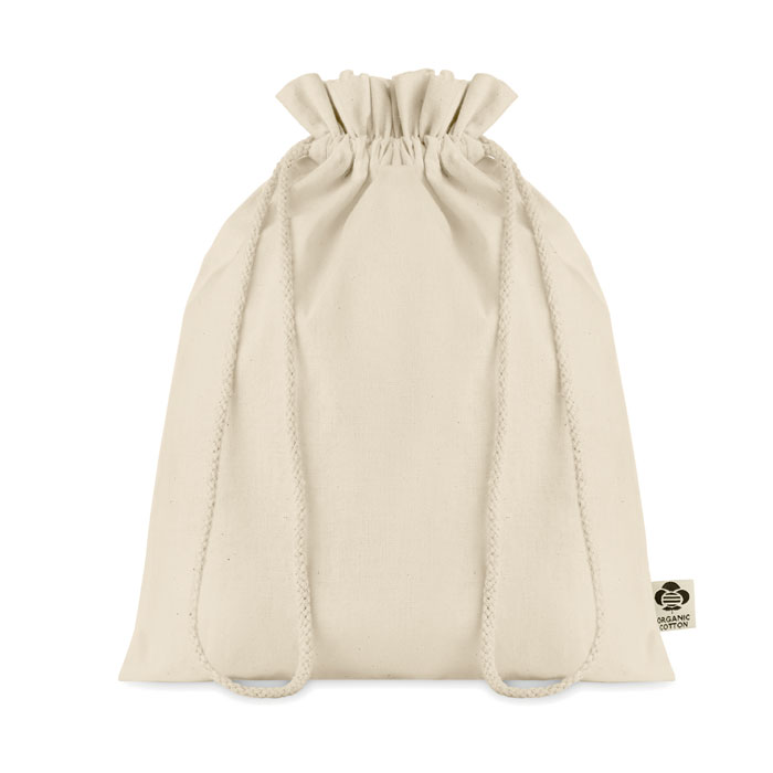 Medium organic cotton gift bag - AMBER MEDIUM - beige