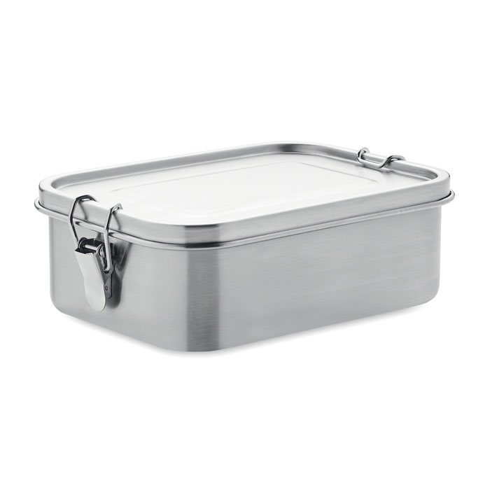 Stainless steel lunch box - SAO - matt silver