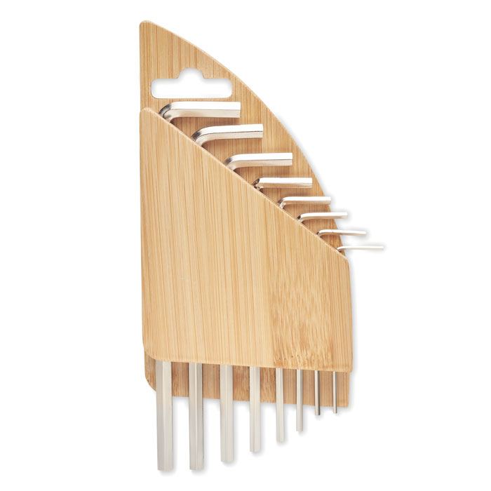 Sechskantschlüssel-Set Bambus - KARUVI - Holz