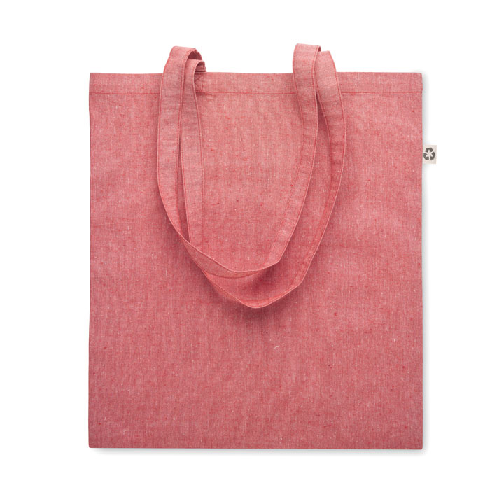 Shopping bag with long handles - ABIN - red