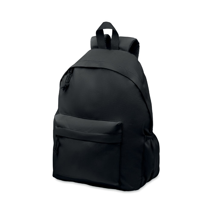 600D RPET polyester backpack - BAPAL+ - black