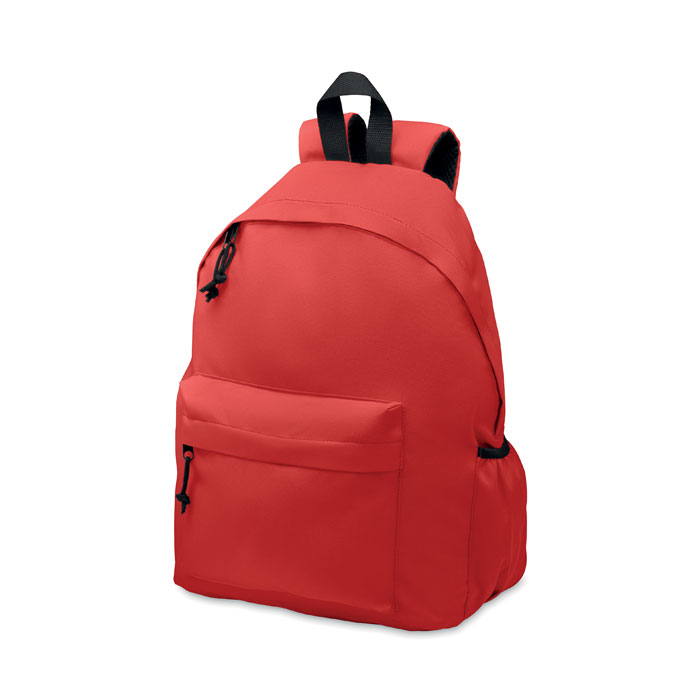 600D RPET polyester backpack - BAPAL+ - red