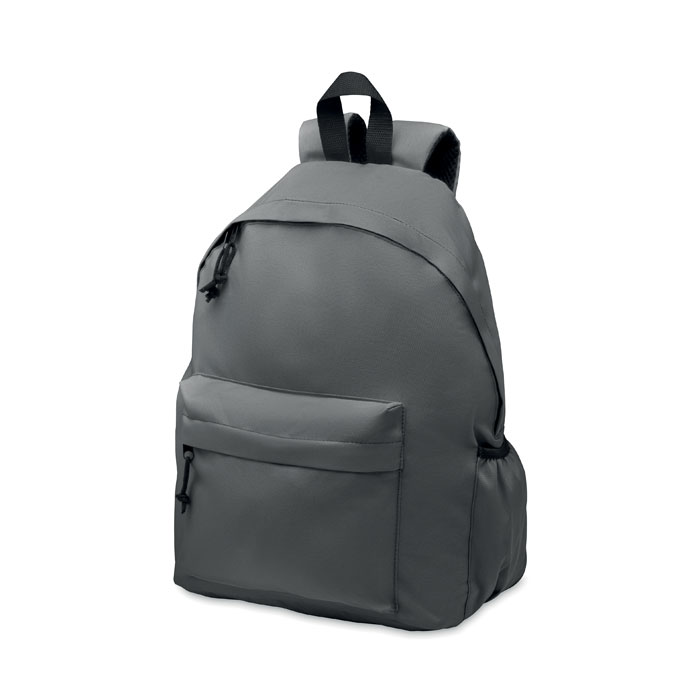 600D RPET polyester backpack - BAPAL+ - stone grey