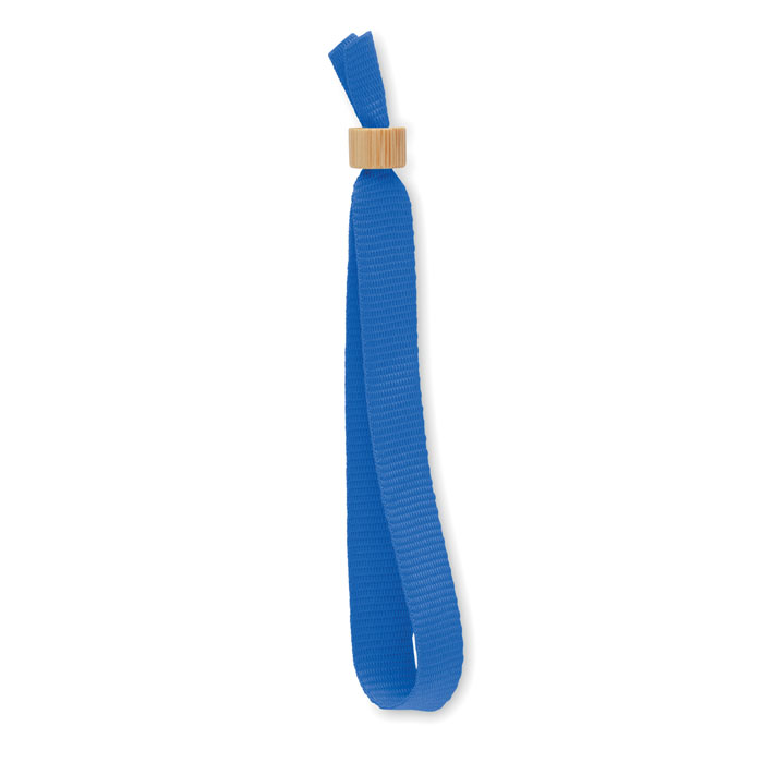 RPET polyester wristband - FIESTA - blue