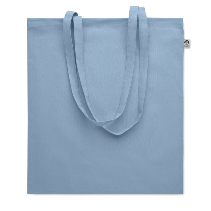 Organic Cotton shopping bag - ONEL - baby blue
