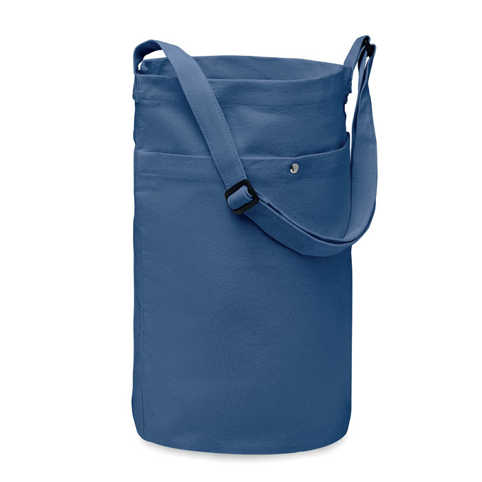 Canvas shopping bag 270 gr/m² - BIMBA COLOUR - blue