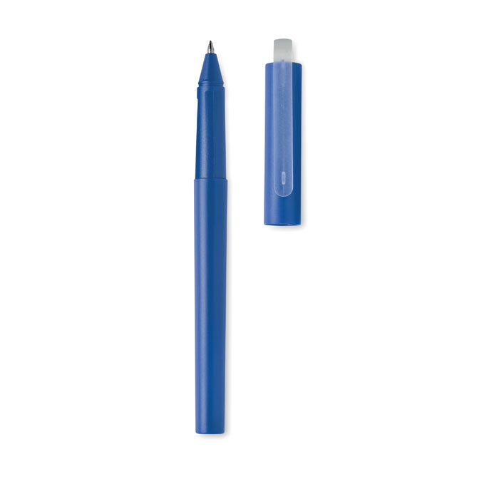 Kuličkové gelové RPET pero - SION - modrá