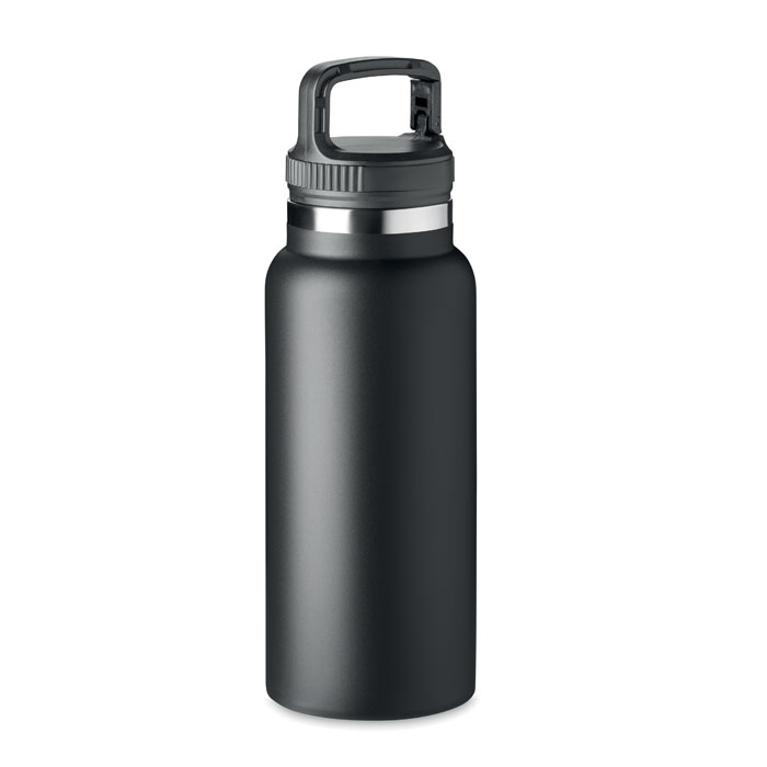 Doppelwandige Flasche 970 ml - CLEO LARGE - schwarz