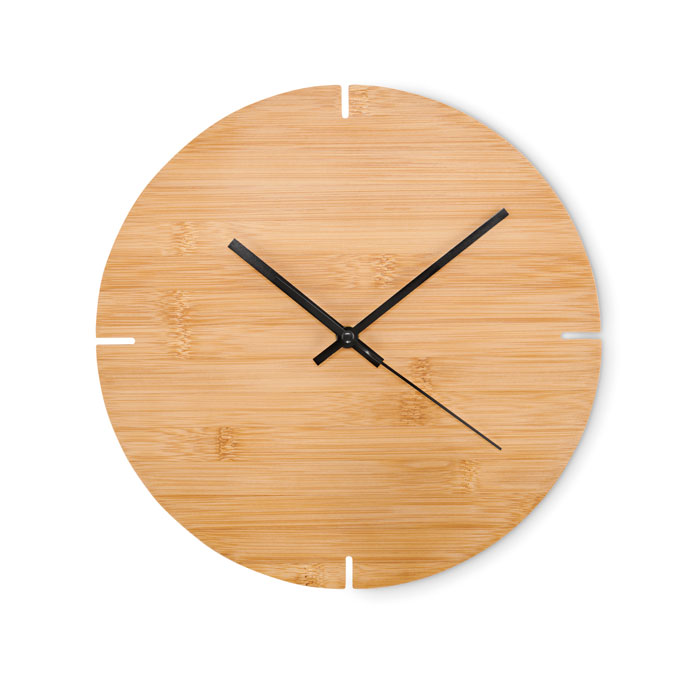 Bambusové nástěnné hodiny - ESFERE - drevo