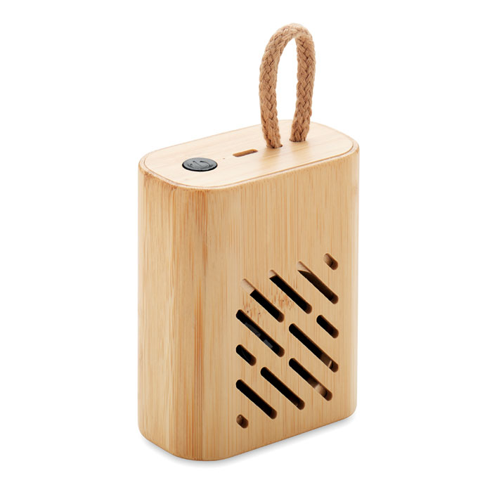 3W Bamboo wireless speaker - REY - wood