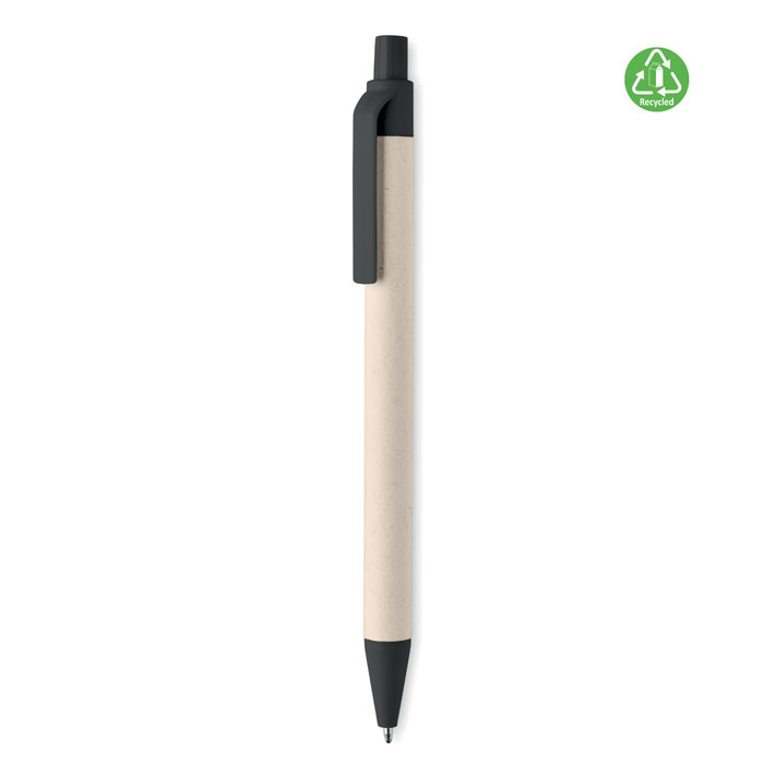 Recyklované kuličkové pero - MITO PEN - čierna