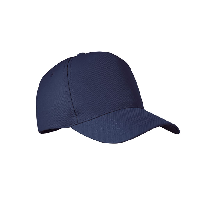 PET 5 panel baseball cap - SENGA - blue