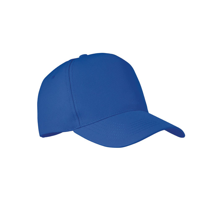 PET 5 panel baseball cap - SENGA - royal blue