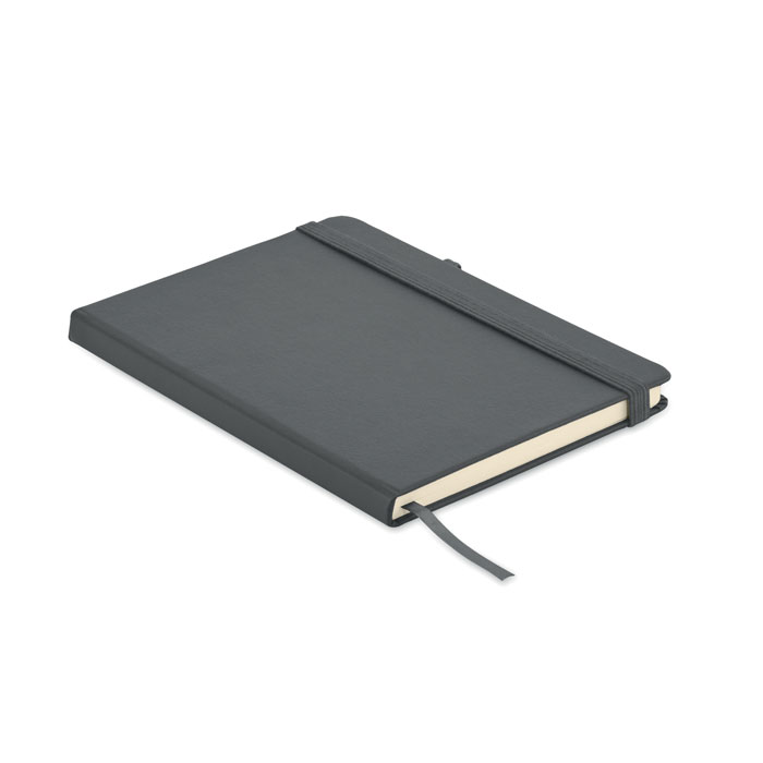 Recycled Leather A5 notebook - ARPU - stone grey