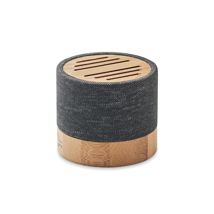 Bamboo RPET wireless speaker - BOOL - black