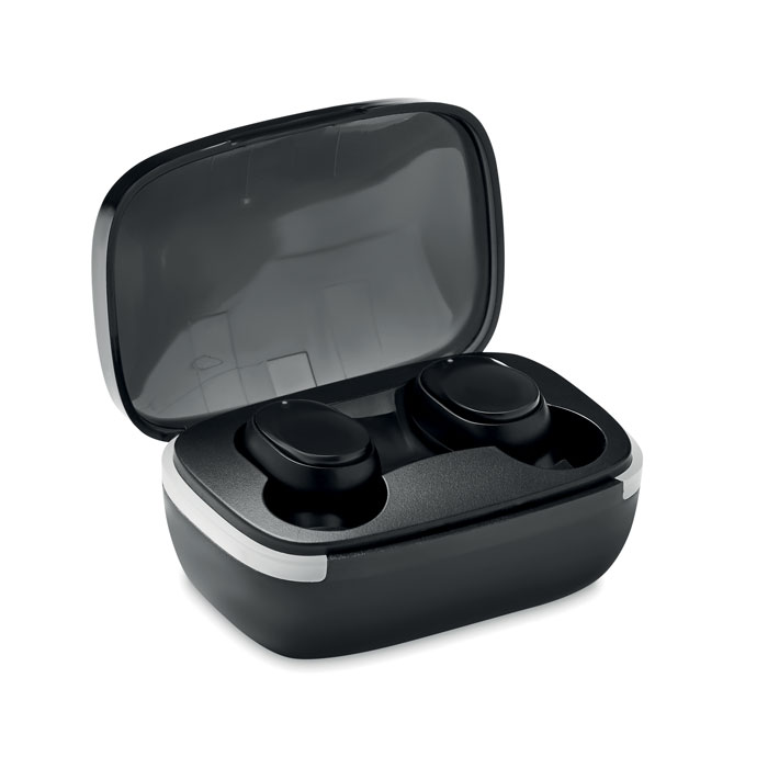 TWS earbuds with charging case - KOLOR - black