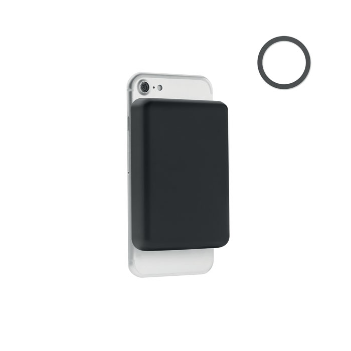 Magnetic wireless charger 10W - DOUBLETIC - black