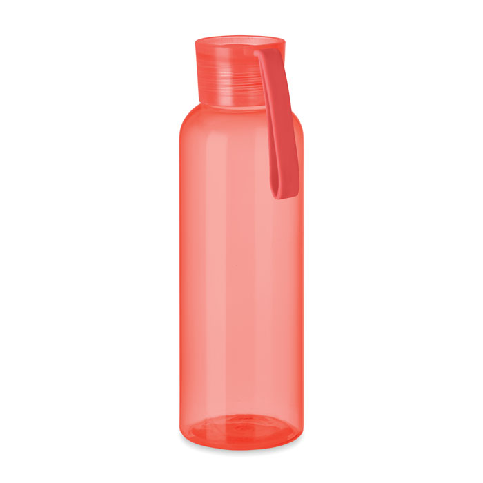 Tritan bottle and hanger 500ml - INDI - transparent red