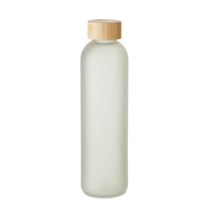 Sublimační skleněná láhev - LOM - transparentní bílá