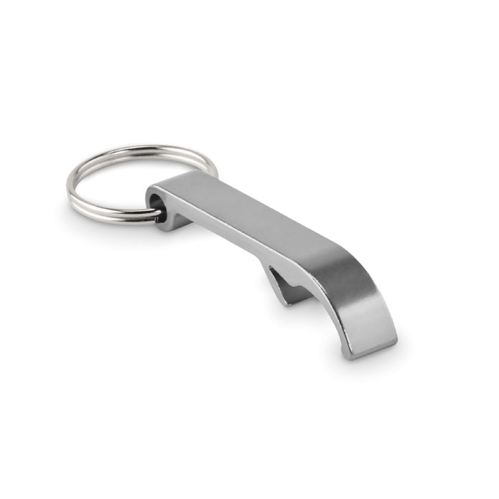 Recycled aluminium key ring - OVIKEY - silver