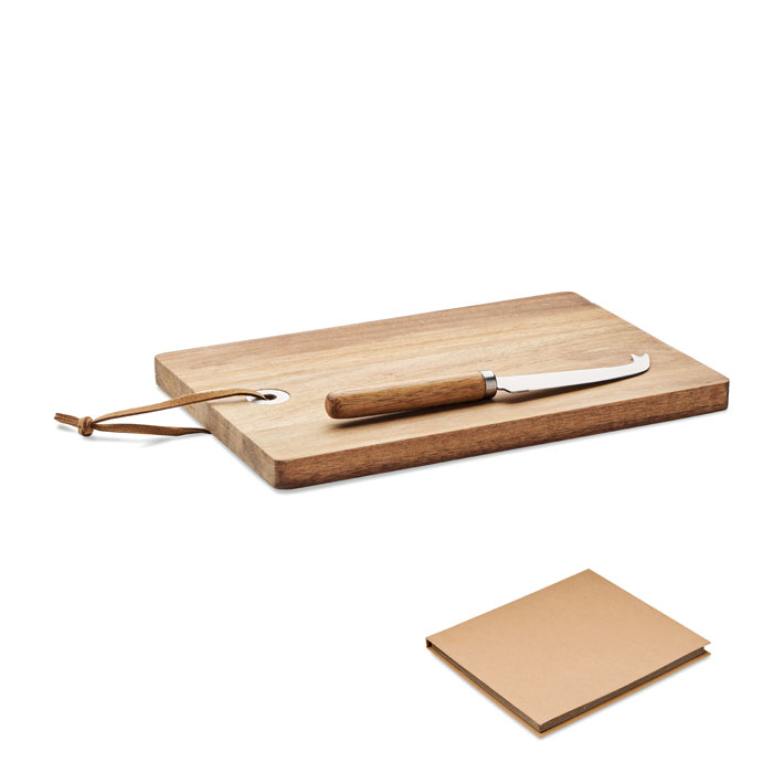 Acacia wood cheese board set - OSTUR LARGE - wood