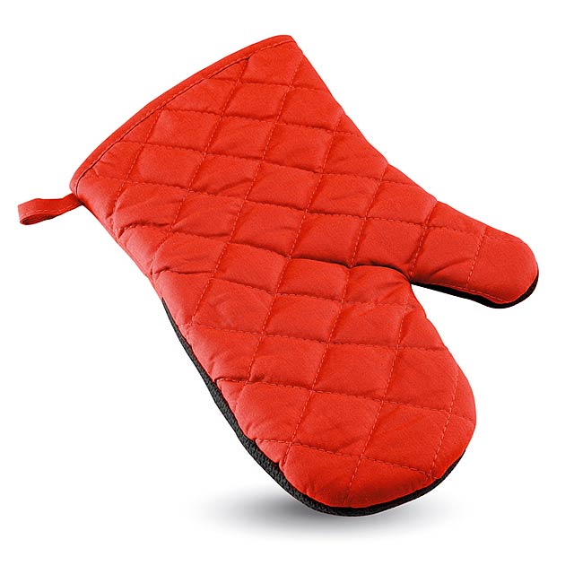 Cotton oven glove MO7244-05 - red
