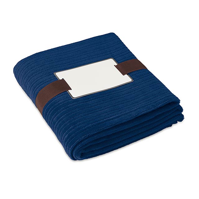 Fleece blanket. 240gr/m² - blue