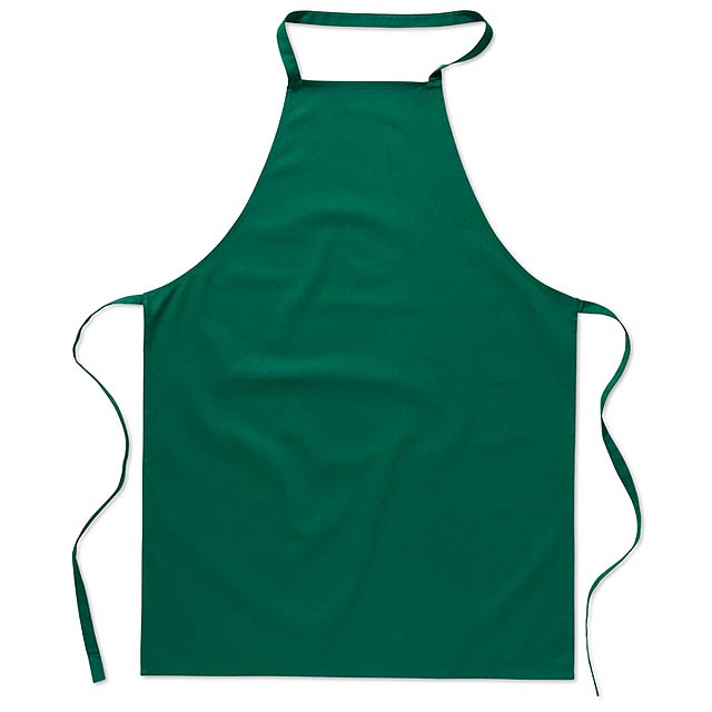 Kitchen apron in cotton - green