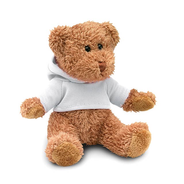 Teddybär mit T-Shirt plus - Weiß 