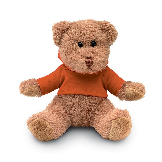 Teddy bear plus with hoodie    MO7375-10 - orange