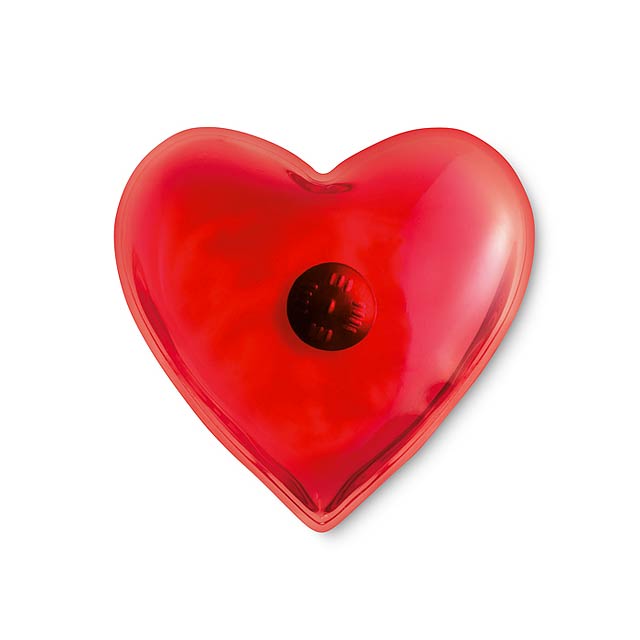 Ohrievač rúk tvare srdca - červená